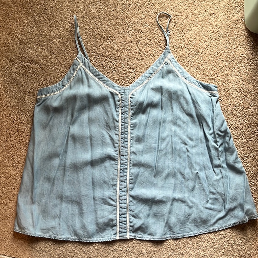 Hinge tencel material tank top